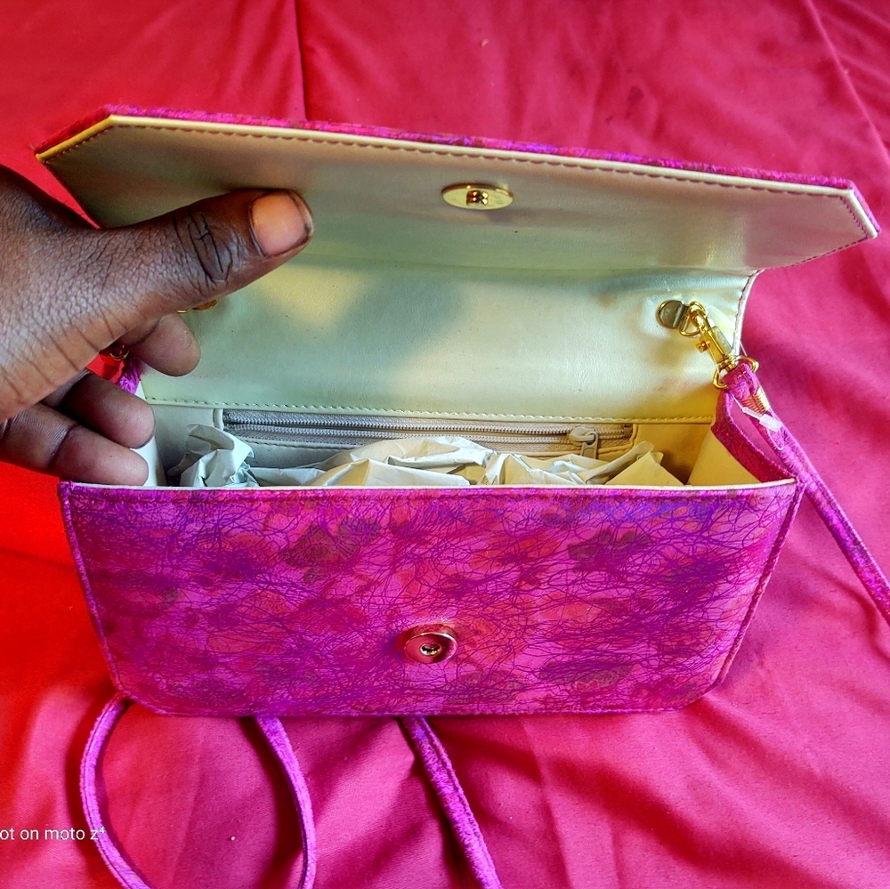 Colorful women's shoulder purse